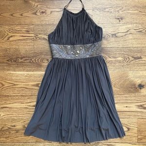 BCBG Brown Halter Dress